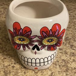 Sugar Skull Plant holder 