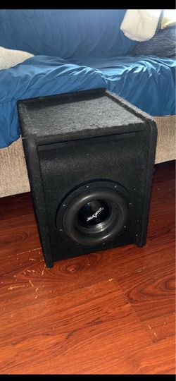 Skar zvx  8 inch subwoofer dual ohm box included