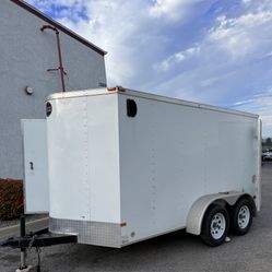 2015 Wells Cargo Dual Axle Enclosed Trailer 