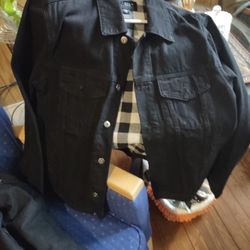 Nice Pea Coat And Black Gean Jacket