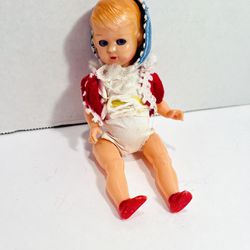 Celluloid Plastic Child Girl Vintage Jointed Doll - 5.5 inches