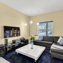 Leather Sectional Black Mueble De Sala Separado