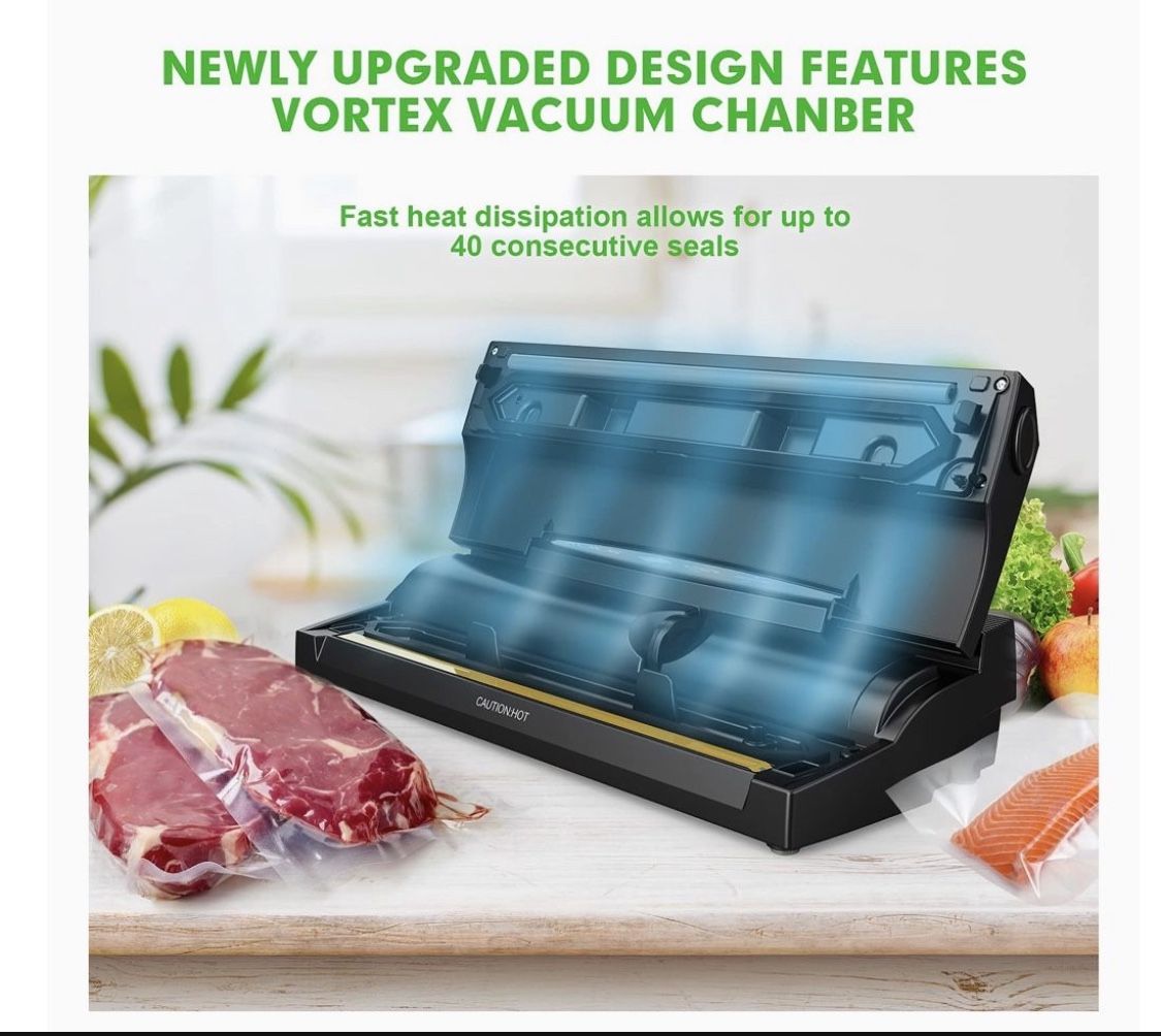 KOIOS Vacuum Sealer Machine, 85Kpa Automatic Food Sealer for w/Starter