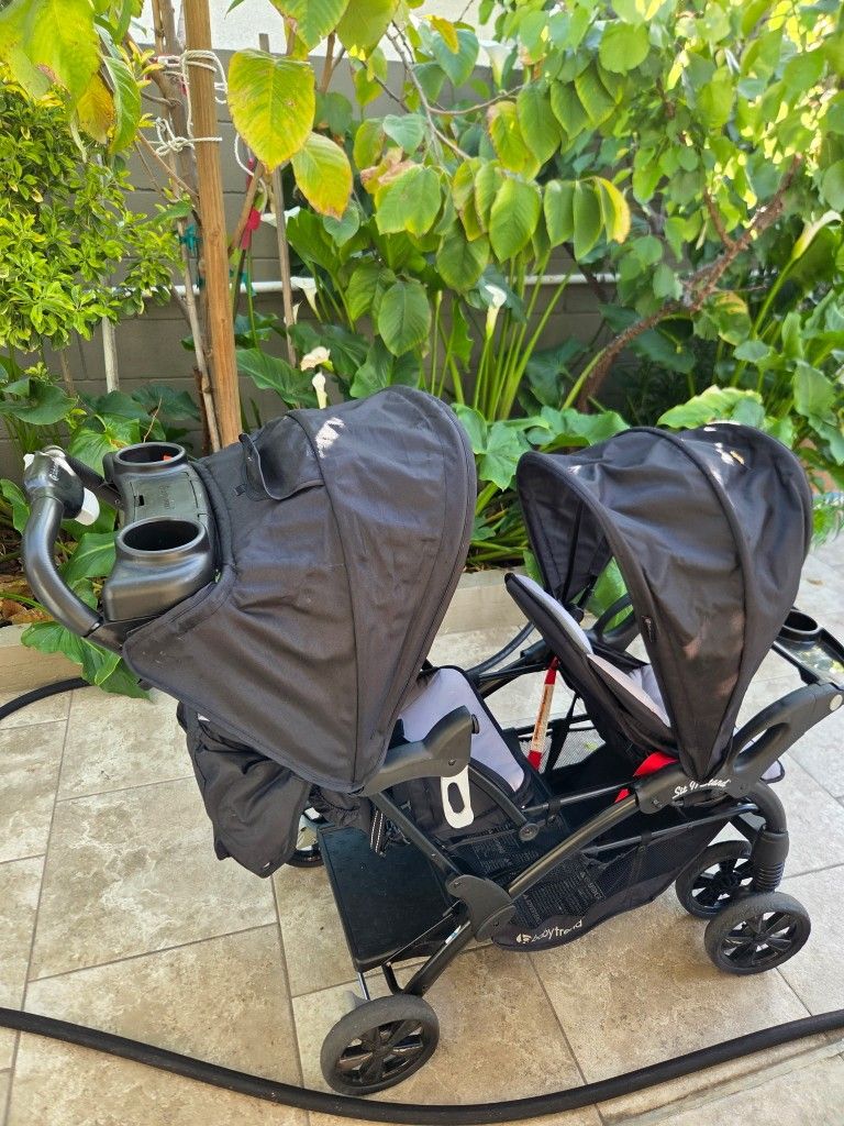 Sit And Stand Double Stroller