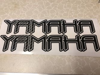 Yamaha kawasaki sticker carbon fiber