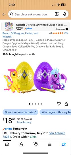 Magic Dragon Eggs 2 pack