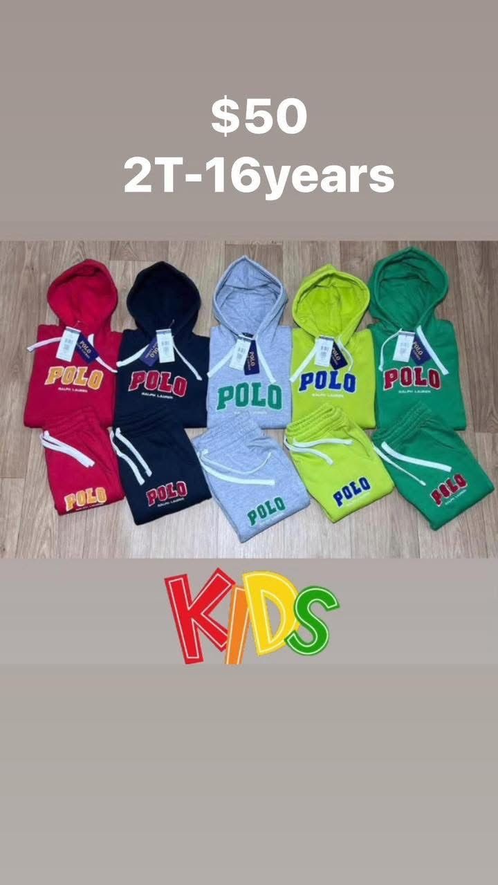 Kids Polo Jogger Sets