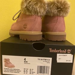 Baby Timberland Pink With Fur
