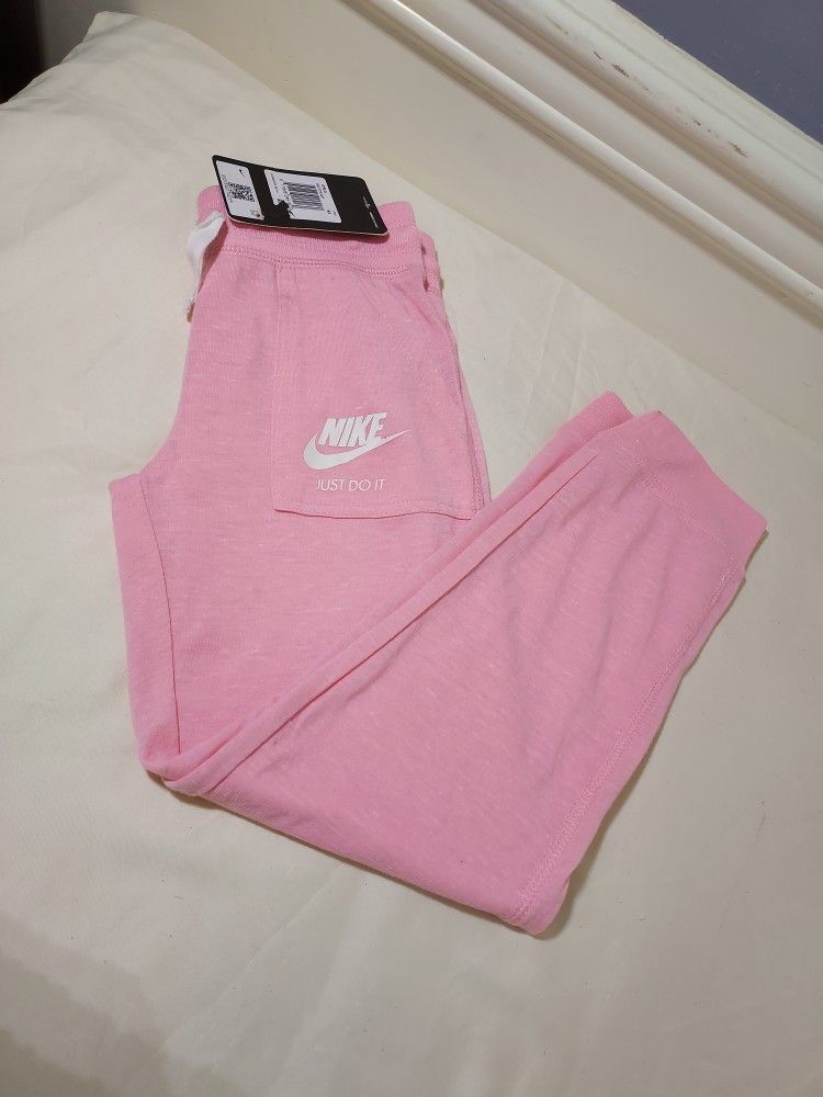 Nike Pink Girl Joggers Size 6×