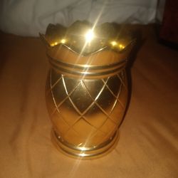 Brass Emily Ley Pineapple Pencil Cup/Paper weight