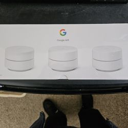 Google Wifi - AC1200 - Mesh WiFi System - Wifi Router - 4500 Sq Ft Coverage - 3 pack