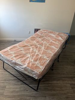 Folding twin beds