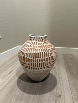 Large size NOVICA Vase from Guatemala 'Floral Universe