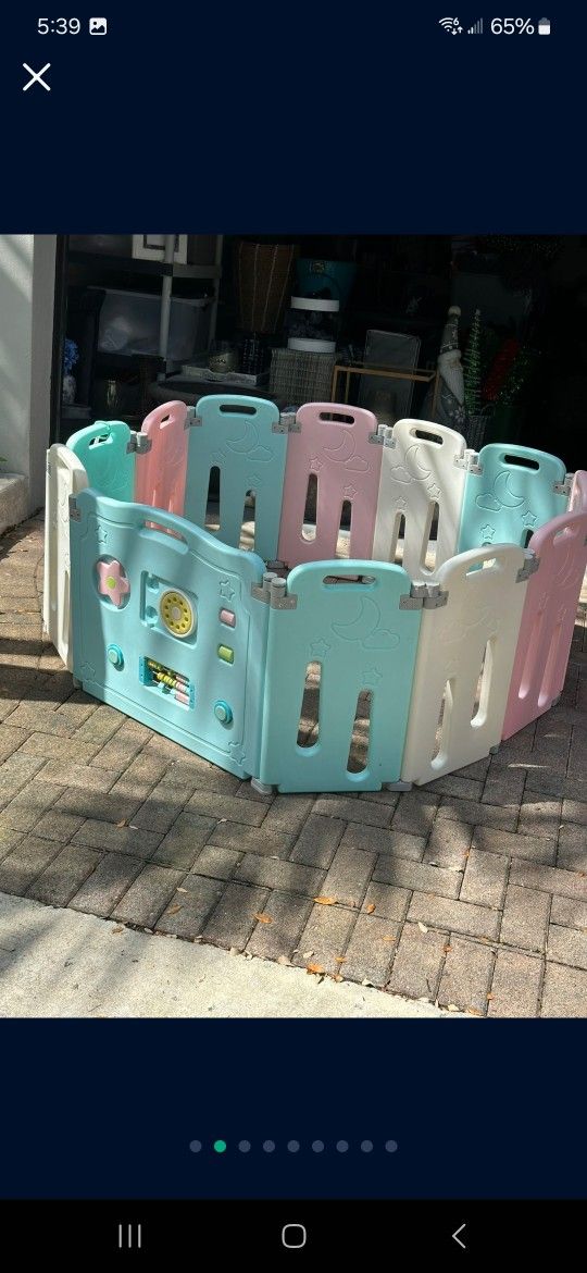 Baby Play Pen PlayYard Fence Gate. Firm Price
