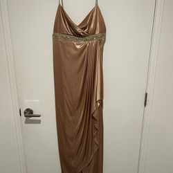 Gold Dress Size L