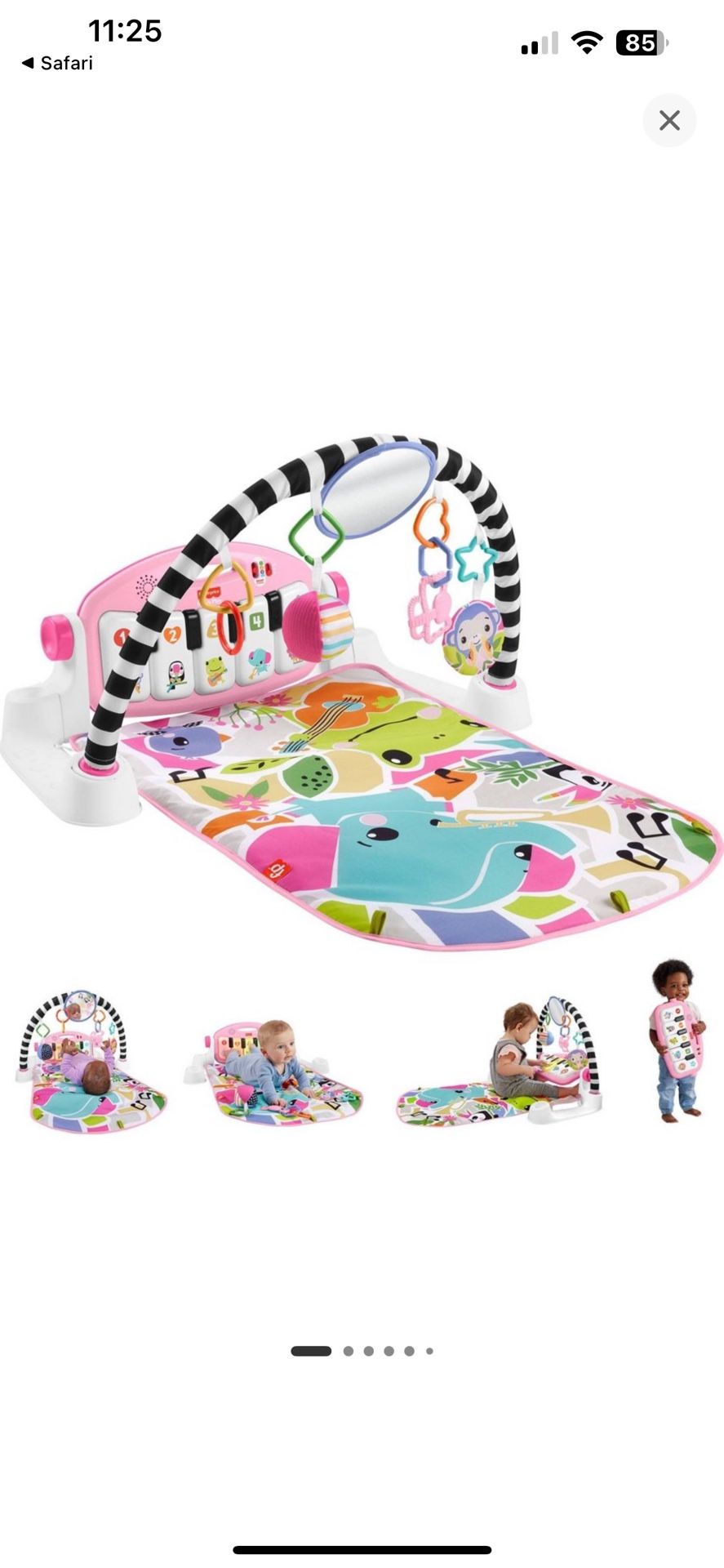 Fisher Price Kicking &play Piano Gym
