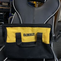 Dewalt Heavy Duty 12" x 9" Black/Yellow Power Tool Contractor Tool Bag