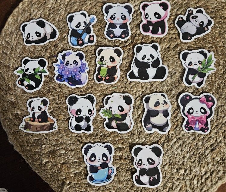 Panda Bear Stickers 17