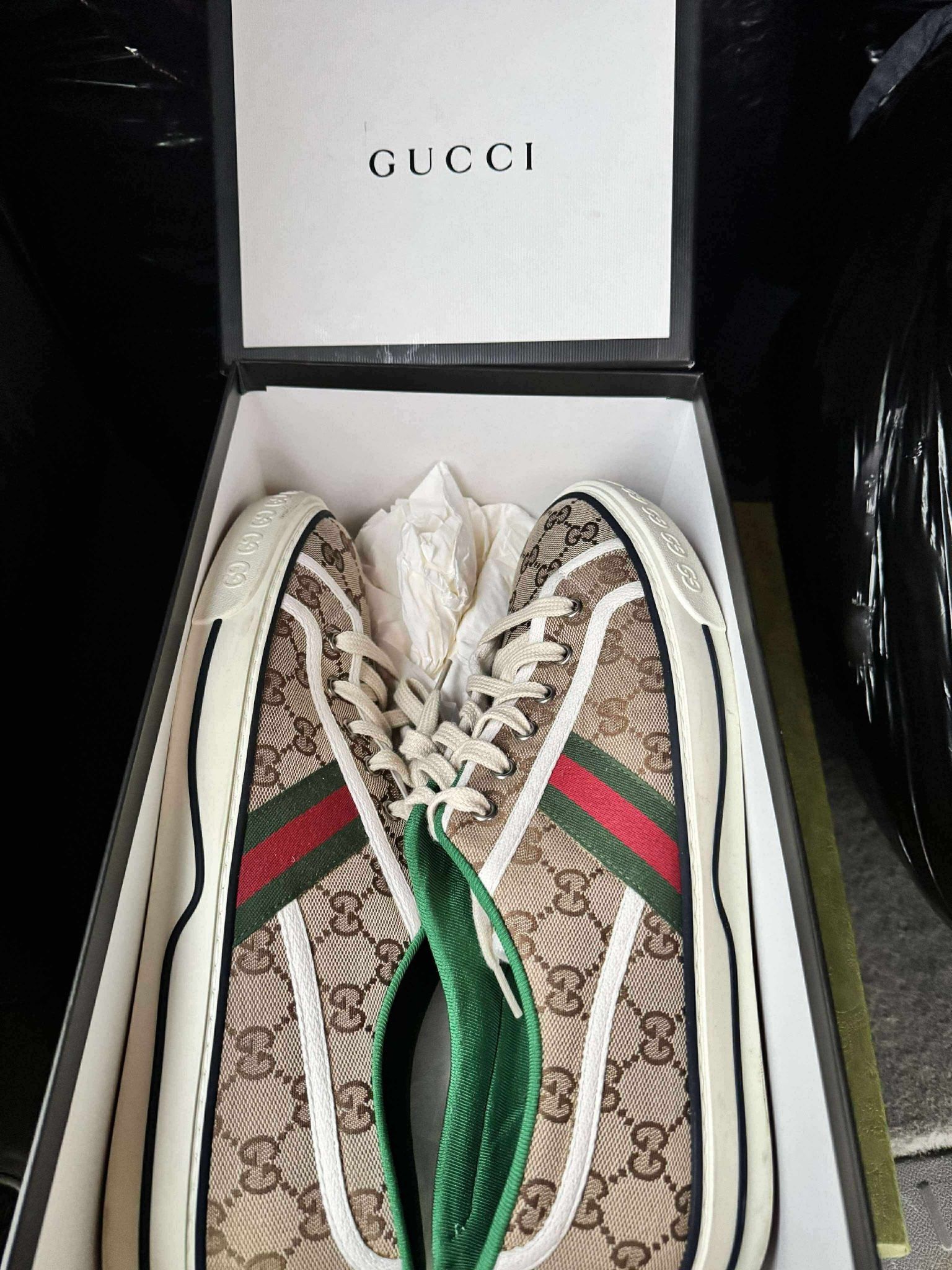Gucci Canvas Sneakers 11.5 $375