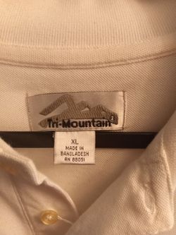 Polo type tees made by tri  mountain