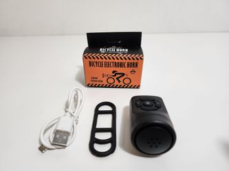 Bicycle Electric Bell Bike USB Charging Horn MTB Mountain Bike Warning Safety Ring Waterproof Bell Cycling Accessories