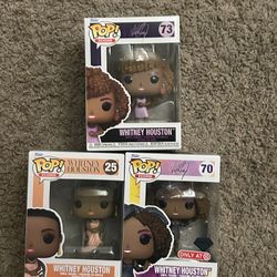 Whitney Houston Funko Lot 