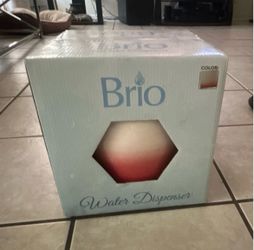 Brio Water Dispenser Bottom Loading Countertop Push Button Red/White 1-5 Gal