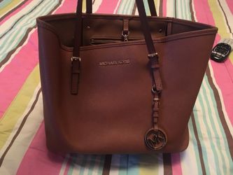 Used tan Michael kors purse