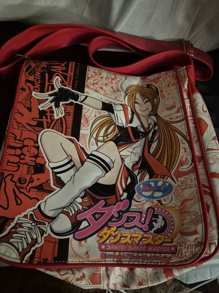 Anime Leather Side Bag