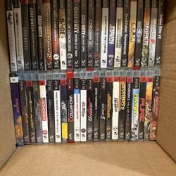 Giant Sony PlayStation 3 Video Game Lot Games 63 Games 