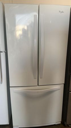 Whirlpool 3-Door 33"  White Refrigerator
