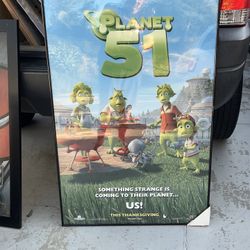 Planted 51 Framed Movie Poster