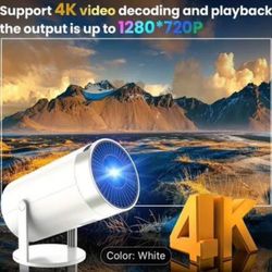 NEW WiFi Wireless Projector with 200 ANSI LumenS, 1080P Native Resolution, Supports 4k