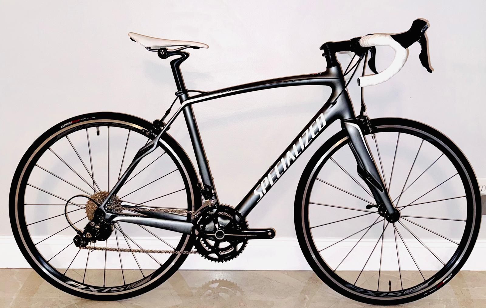 56c Large 2015 Specialize Roubaix SL 4 Sport 11 Speed Full Carbon Road Bike 700c Rim Brake