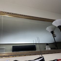 Antique Large Gold mirror