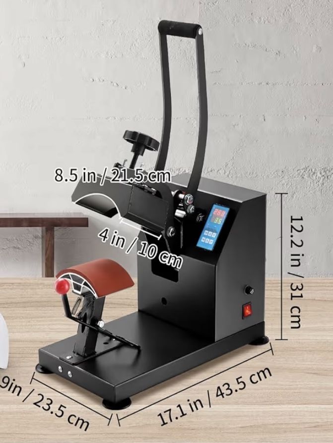 Vevor Hat Press Used One Time. Start Your Own Business!