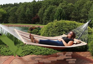 2-Person Quilted Fabric Hammock ‼️not included stand )
