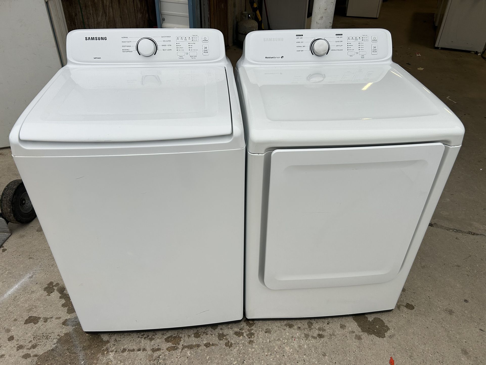 Samsung TopLoad Washer And Dryer With Agitator!