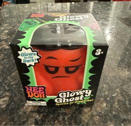 Nee Doh Glowy Ghost (Red Glow In Dark)
