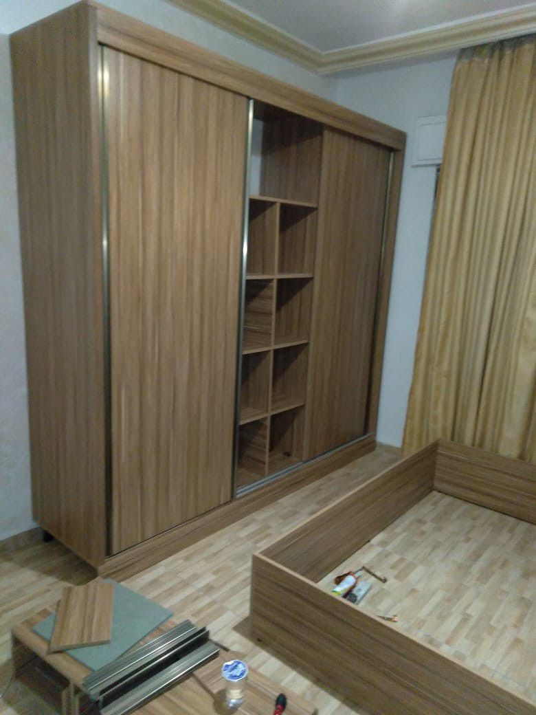 We made a new kitchens cabinets bedrooms