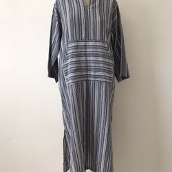 Zanzea: BoHo cotton stripe caftan