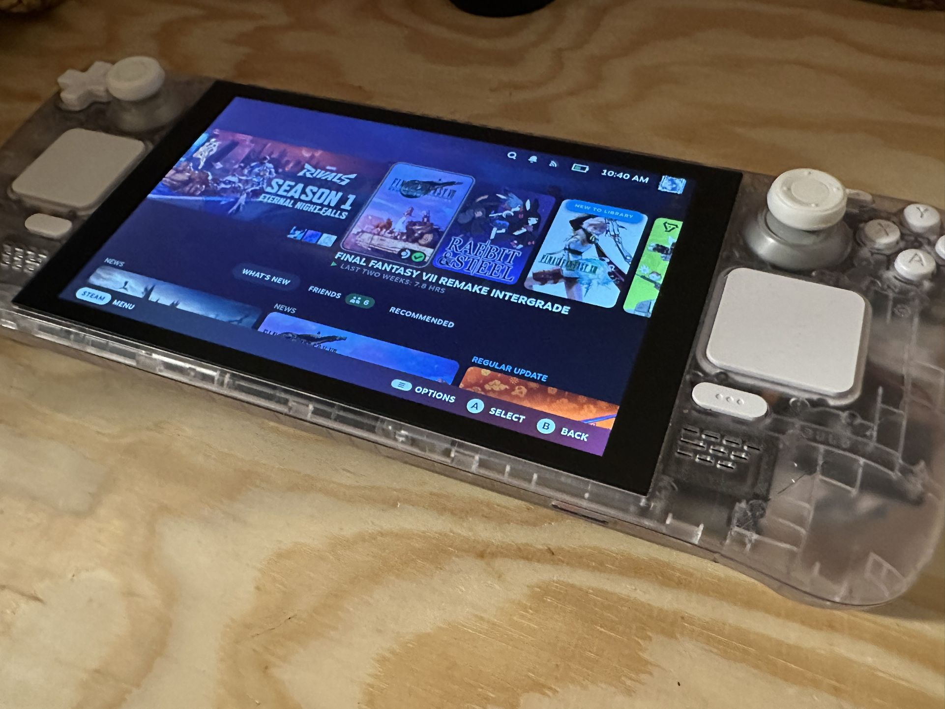 Custom Shell LCD Steam Deck