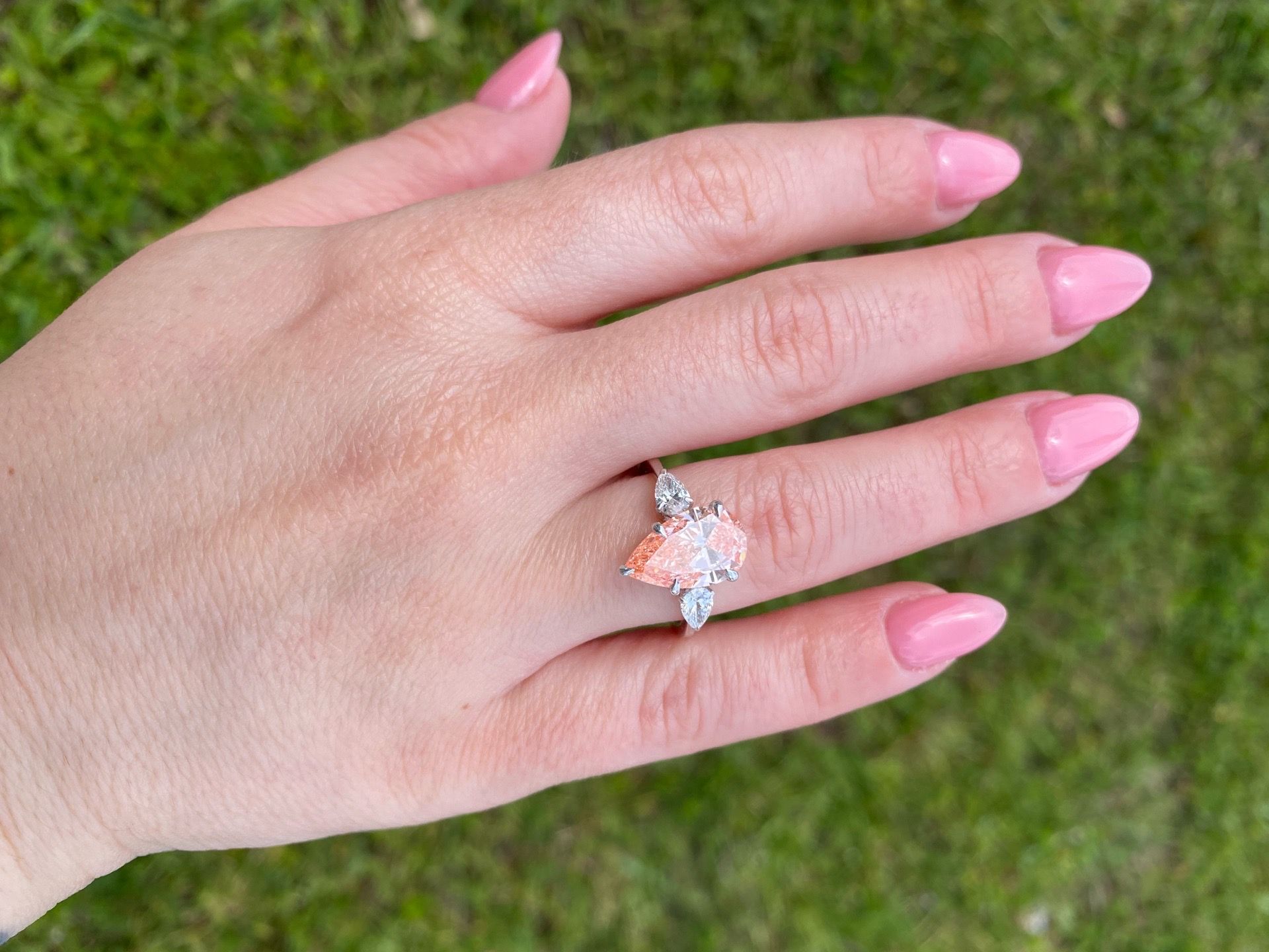 14k LAB Diamond Engagement Ring