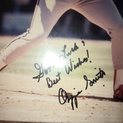 Ozzie Smith Signature Good luck Best Wishes Ozzie Smith