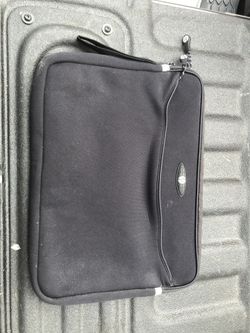 HP tablet zip up protective case with side carrying strap