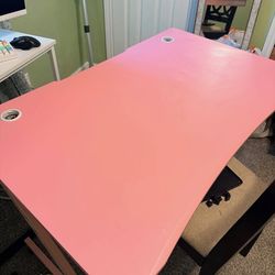 Pink Gaming Desk