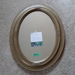 #83  Antique  Oval Mirror 1/2 × 24 1/2" Can Be Reversed 