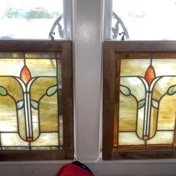 Antique Stained Glass Windows (2)