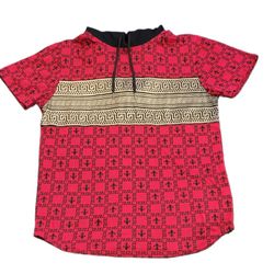 Hooded Rolling Paper Red & Gold T-shirt 