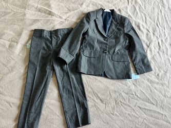 New cat and Jack toddler boy suit set color gray